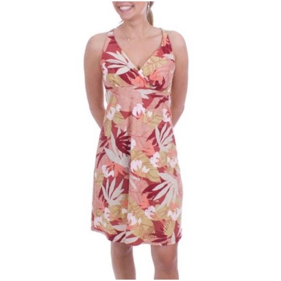 Patagonia Amber Dawn Dress The Cotton Wild Big in Spanish Red - Picture 1 of 9